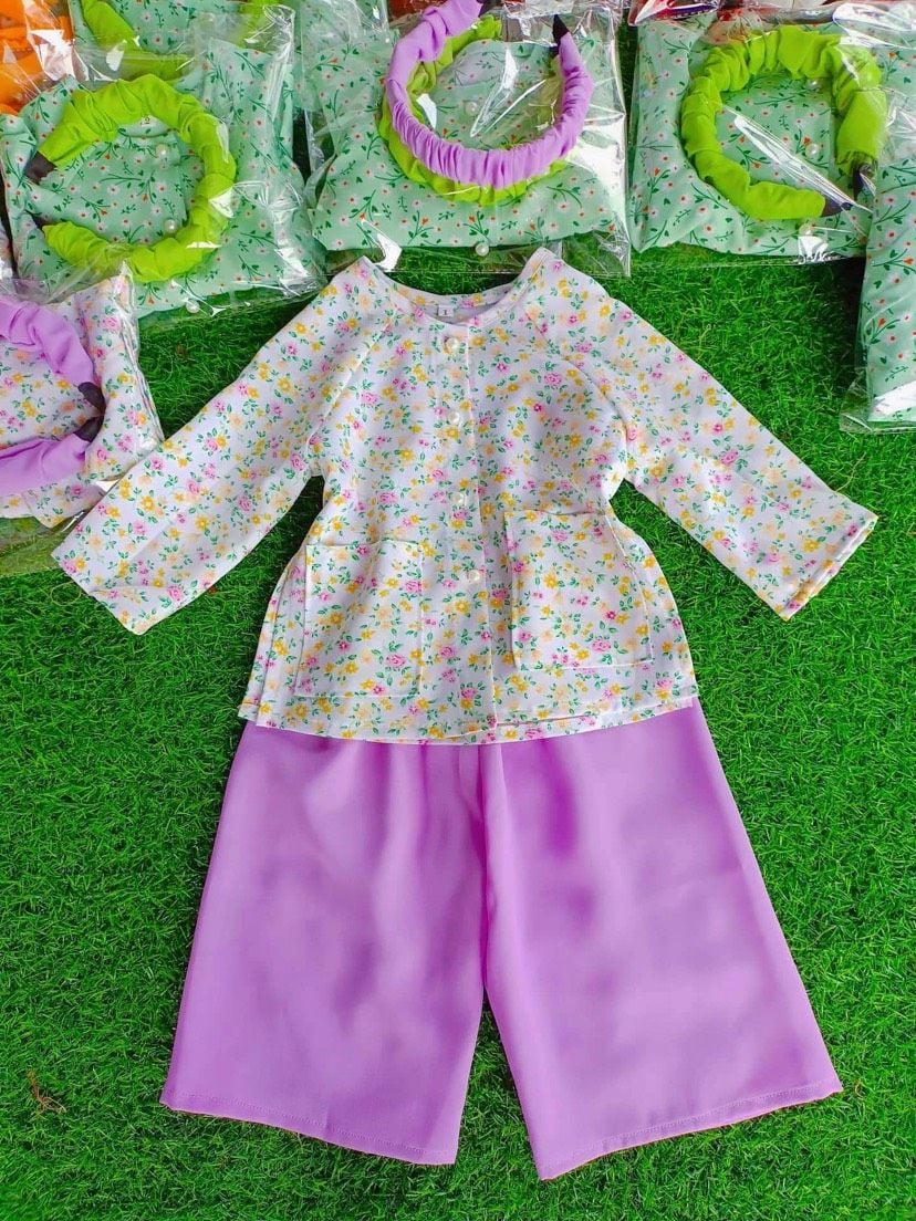 Bộ Quần Áo Bà Ba Cho Bé Gái – Thời Trang Truyền Thống Đáng Yêu