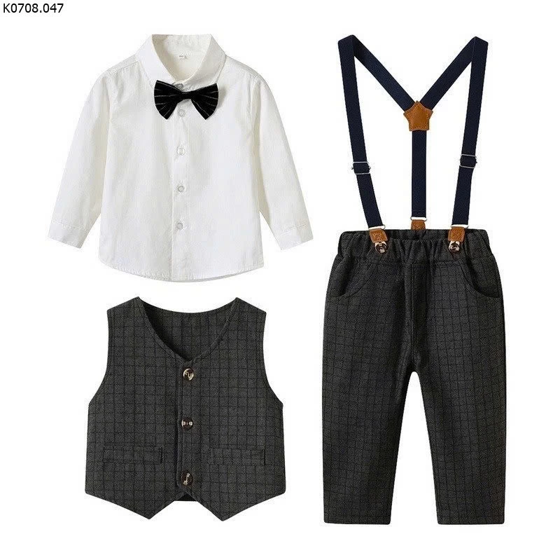 Quần áo công tử cho bé trai phong cách lịch lãm và sang trọng