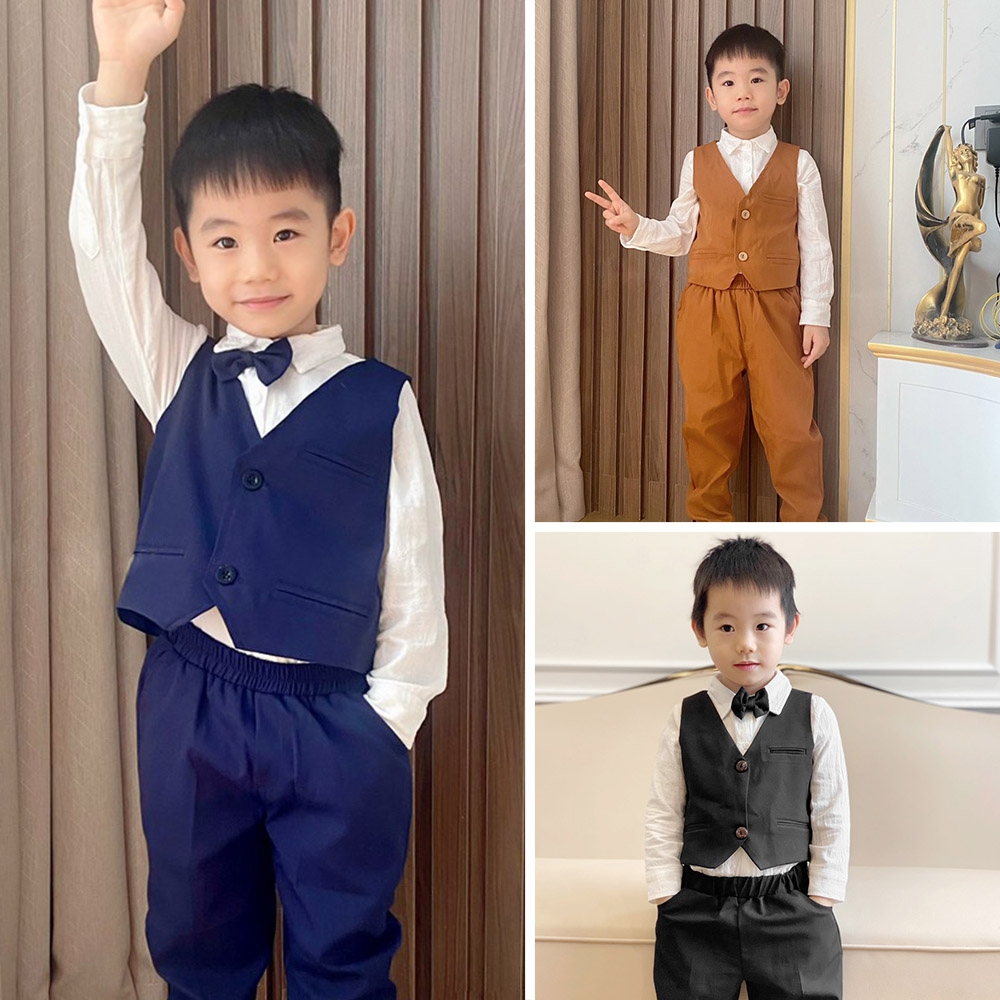 Bộ Quần Áo Vest Cho Bé Trai Giá Sỉ – Thời Trang Lịch Lãm Cho Bé Yêu