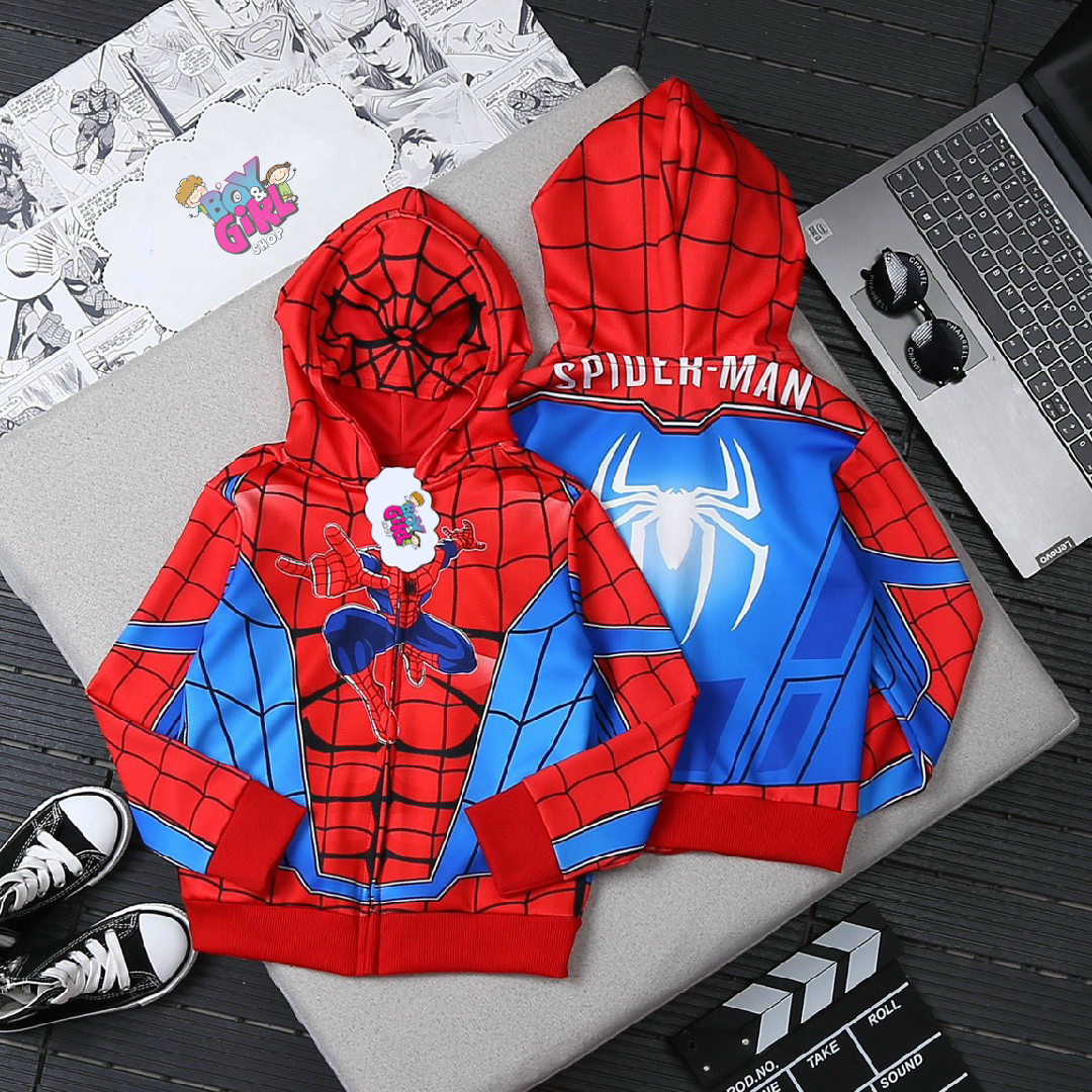 Sỉ quần áo người nhện - Thời trang siêu anh hùng cho trẻ em